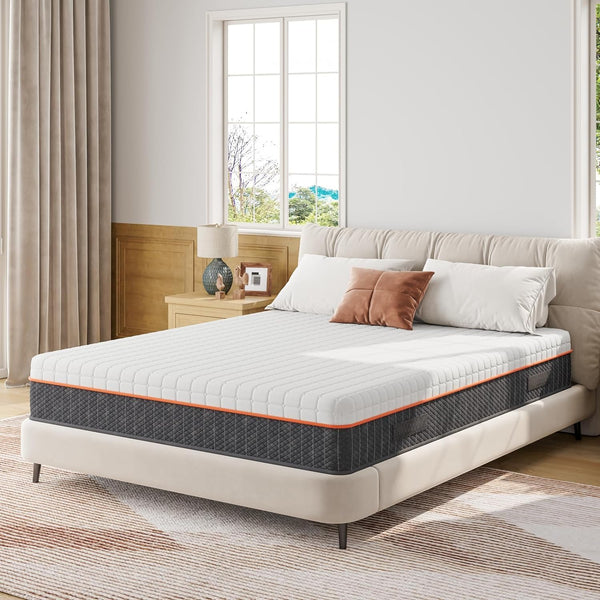 Vesgantti Matratze 140x200 cm Ergonomischer Kaltschaummatratze 7-Zonen Höhe 18cm Mittelfest Öko-Tex Zertifiziert mit Atmungsaktiver Bezug