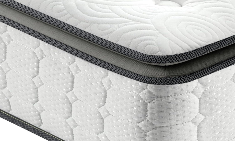 Vesgantti Matratze 26cm höhe 140x200cm H4 Orthopädische 7-Zonen Taschenfederkernmatratze Mittelfest Kaltschaummatratze Öko-Tex Zertifiziert Pillow-top Matratzen für Kinder & Erwachsene