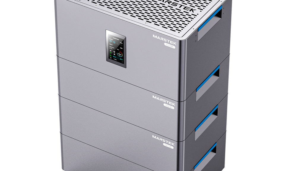 MARSTEK All-in-One Balkonkraftwerk mit Speicher,4 MPPT 2400W Solareingang, 2.56kWh Akkukapazität, 6000 Ladezyklen, LFP Akku, mit APP, Plug&Play,0% VAT