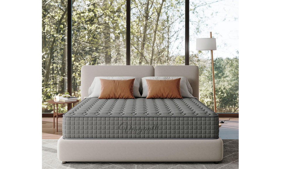 Vesgantti Matratze Original,H3 ,24cm Weiß und Grau