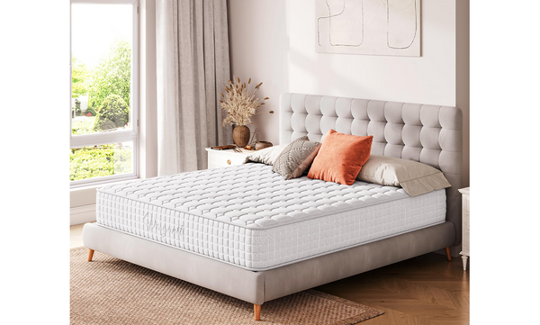 Vesgantti Matratze Original,H3 ,24cm Weiß und Grau