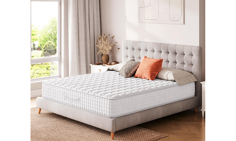 Vesgantti Matratze Original,H3 ,24cm Weiß und Grau