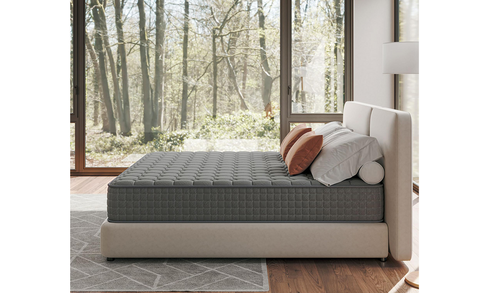 Vesgantti Matratze Original,H3 ,24cm Weiß und Grau