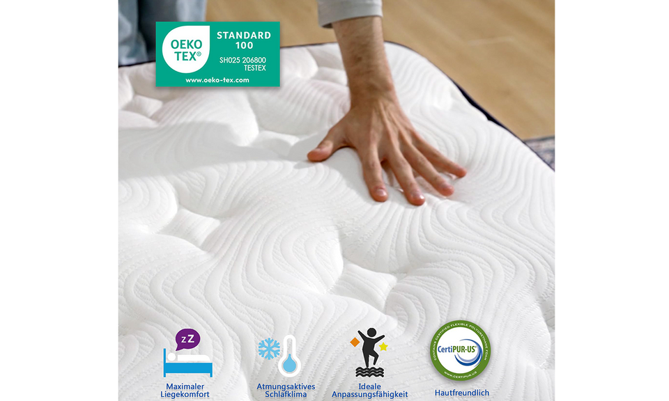 Vesgantti 26cm Blaue Samtmatratze H3