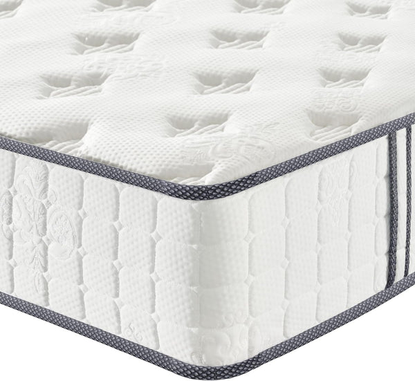 Vesgantti Matratze Komfort 20cm H3 90x200cm Mittelfest Tonnentaschenfederkernmatratze Öko-Tex Zertifiziert Orthopädische 7 Zonen Memoryfoam Taschenfederkernmatratzen