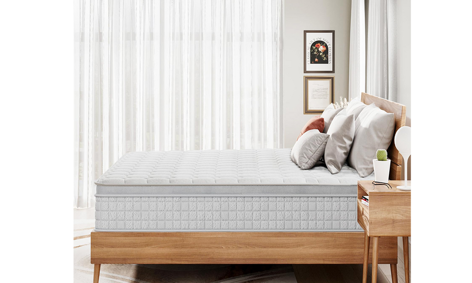 Vesgantti Matratze Original,H3 ,30cm Weiß und Grau