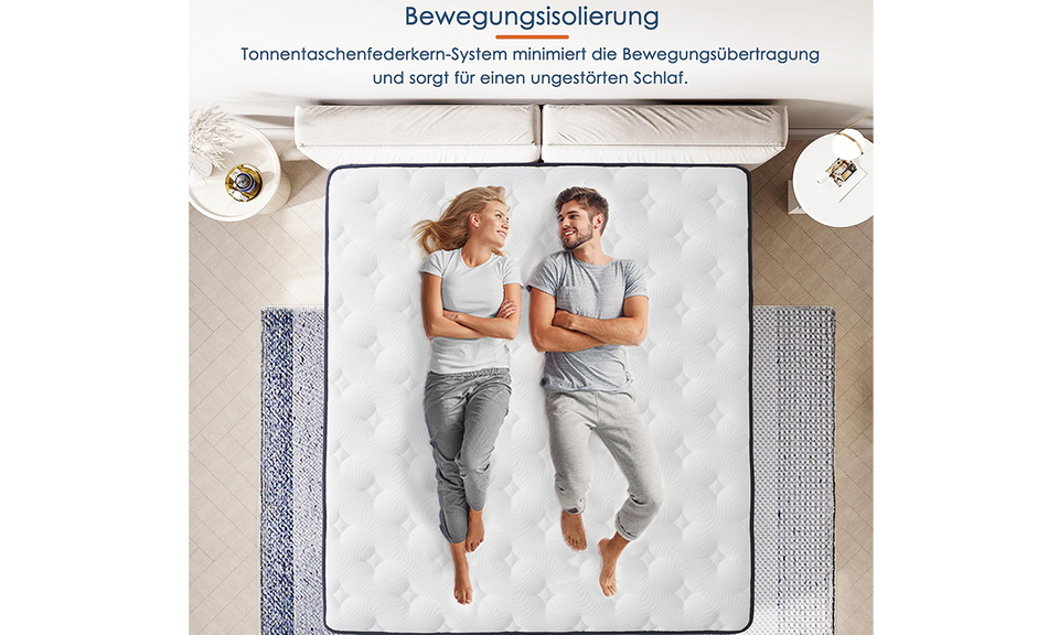 Vesgantti 26cm Blaue Samtmatratze H3