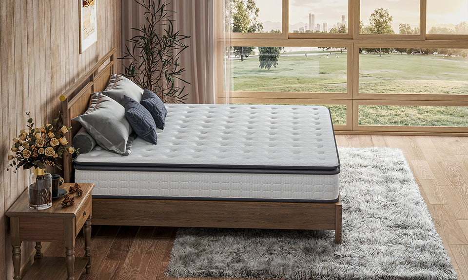 Vesgantti Matratze  7-Zonen Taschenfederkernmatratze Modern Tonnentaschenfederkernmatratze Komfort-Boxspring matratze(H4, Fashion Pillow-top 26cm)