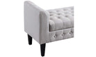 Shop  Tufted Fabric Storage Ottoman Bench